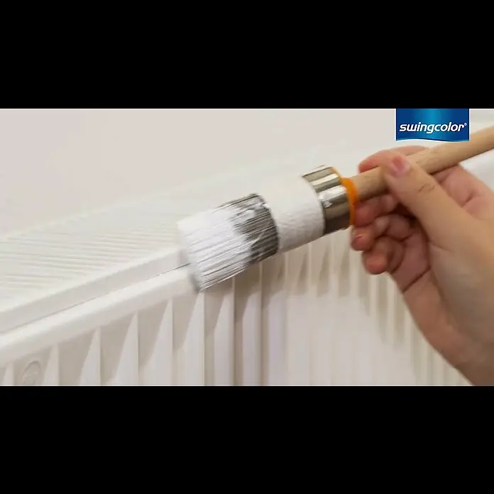 swingcolor Radiatorlak 2 in 1 - Wit, 375 ml, Glanzend - Radiator goed in de lak zetten met Swingcolor
