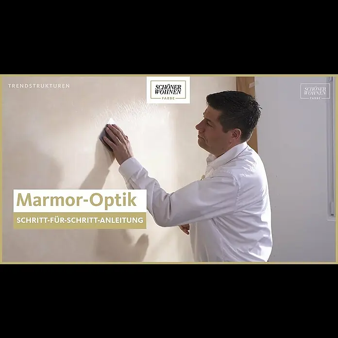 SCHÖNER WOHNEN-Farbe Trendstruktur Effektspachtel Trendstruktur - Marmoroptik, 1 kg, Basismischfarbe - SCHÖNER WOHNEN Trendstruktur Marmor-Optik │Gehoben geschmackvoll