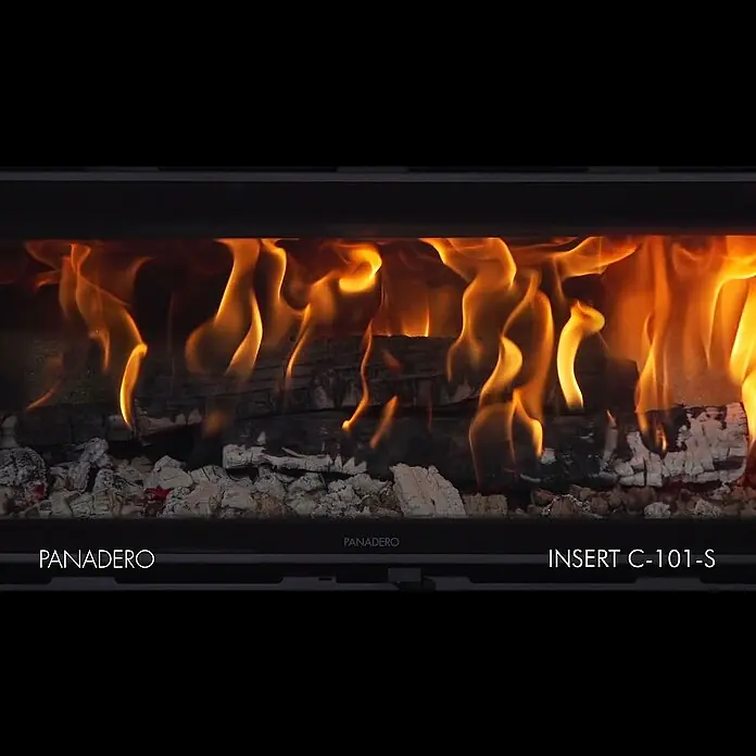 Panadero Insert Leña C-101 S - 8,9 kW, Volumen de calefacción: 270 m³, Antracita - INSERT C-101-S EcoDesign