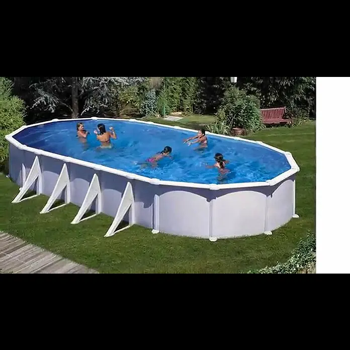 Gre Piscina ovalada desmontable Atlantis - L x An x Al: 500 x 300 x 132 cm, 16.210 l, Blanco - Piscina ovalada ATLANTIS Gre / Oval pool ATLANTIS Gre