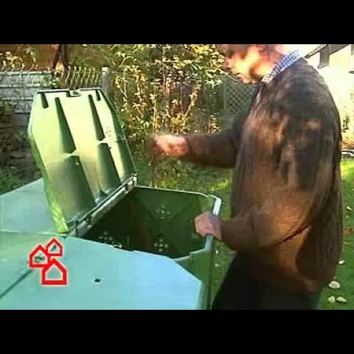 Gardol Komposter Ökomax 6000 - 600 l, 77 x 77 x 100 cm - BAUHAUS TV - Komposter im Garten