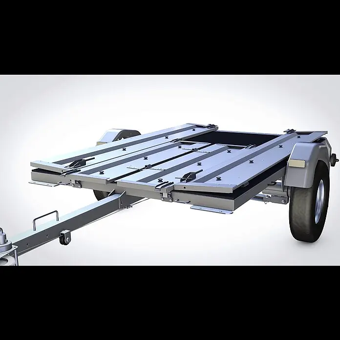 Pongratz Anhänger Pongami PFA 185 U - Nutzlast: 575 kg, Einachser, Kasteninnenmaß: 184 x 118 x 29 cm, Klappbar - Klappanhänger PFA 185 U Pongami aus dem Hause Pongratz