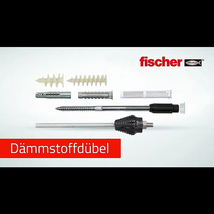 Fischer Thermax Abstandsmontagesystem 10/180 M10 - Durchmesser Bohrloch: 12 mm, Nutzlänge: 160 - 180 mm, 2 Stk. - WDVS Befestigung von Fischer: sicher und wärmebrückenfrei bei Dämmstoffmontagen