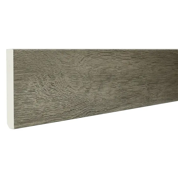 Zócalo de PVC Oak Beige - 2,2 m x 13 mm x 90 mm, 10 pzs. - Primer plano