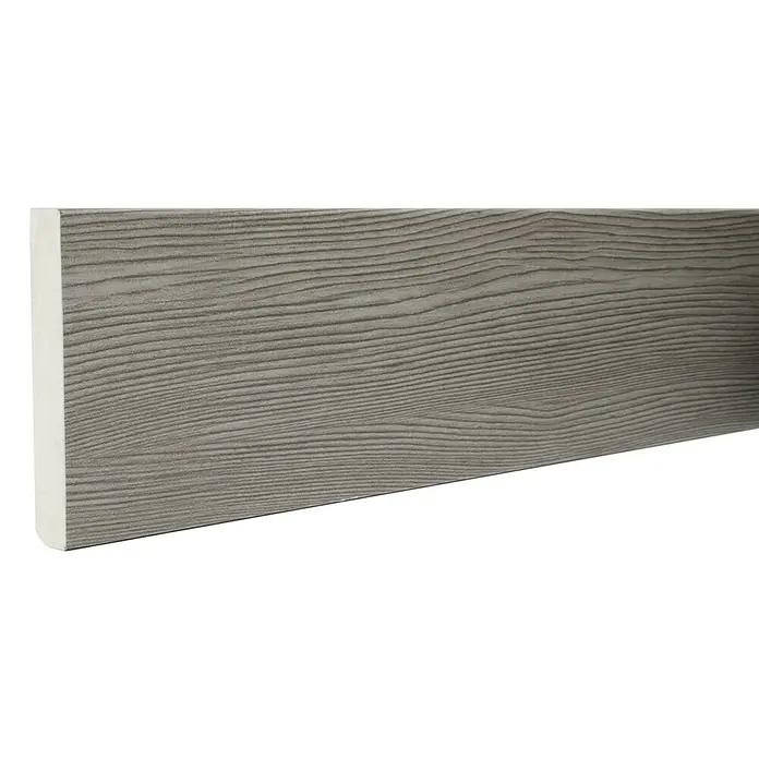 Zócalo de PVC Swiss Pine - 2,2 m x 13 mm x 90 mm, 10 pzs. - Primer plano