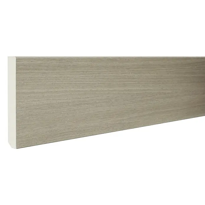 Zócalo de PVC Cosy Oak Beige/White Coral/Atlanta - 2,2 m x 13 mm x 90 mm, 10 pzs. - Primer plano