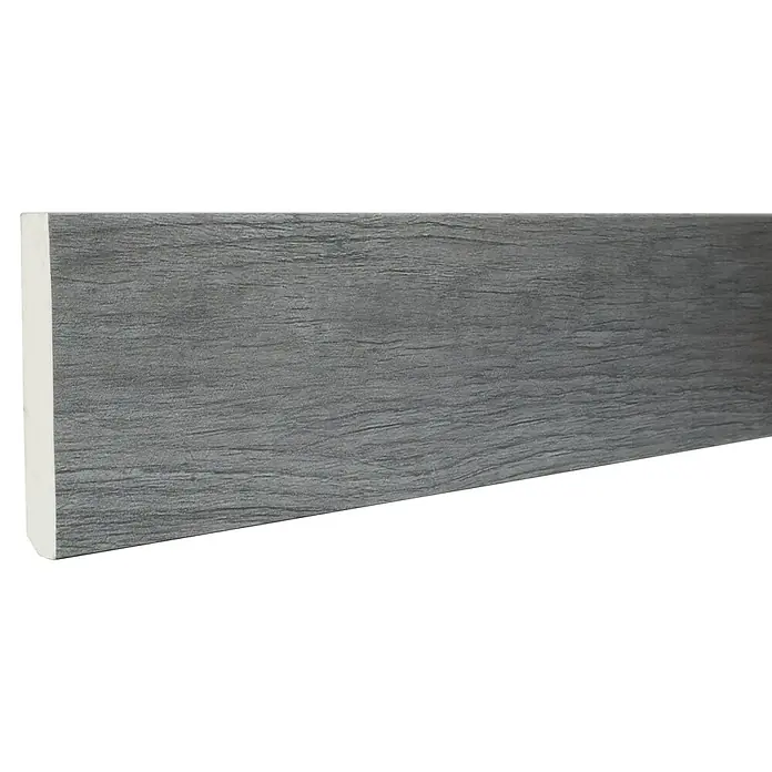 Zócalo de PVC Cosy Oak Grey - 2,2 m x 13 mm x 90 mm, 10 pzs. - Primer plano