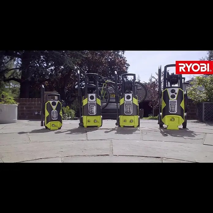 Ryobi Hidrolimpiadora de alta presión RPW130XRBB - 1.800 W, Presión máx.: 130 bar, Capacidad de bombeo: Máx. 380 l/h - Ryobi