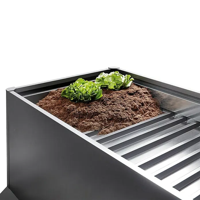 Biohort Zwischenboden - Passend für: Biohort Hochbeet 1,5 x 0,5 m, L x B: 1,5 x 0,5 m - Anwendungsbeispiel
