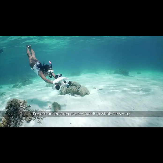 Sublue Podvodni skuter White Shark Mix - D x Š x V: 465 x 230 x 230 mm - EN video