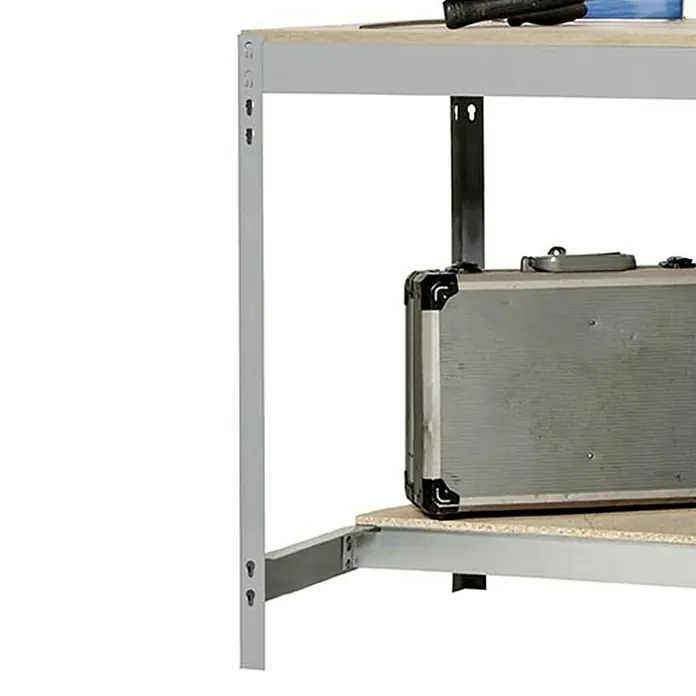 Simonrack Simonwork Banco de trabajo BT0 - L x An x Al: 61 x 91 x 84,2 cm, Capacidad de carga: 650 kg, Gris - Primer plano