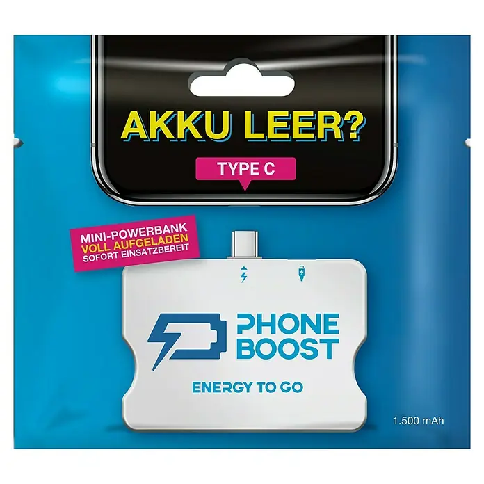 Adamol 1896 Smartphone-Powerbank - Anschlussart: Lightning - Vorderansicht