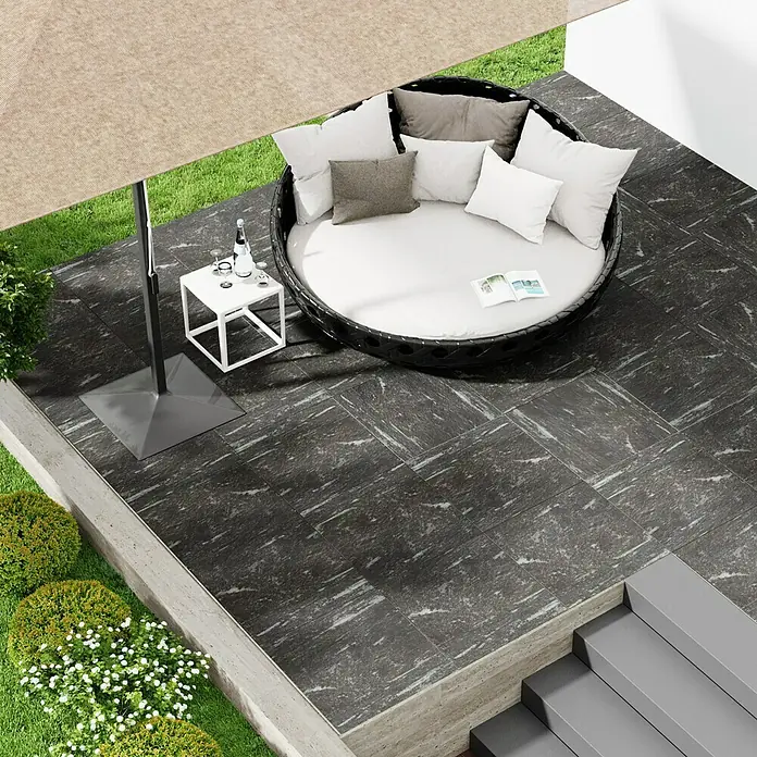 Marazzi Teraszburkolat Esterno 20T Davos - Matt - Hangulatos felvétel