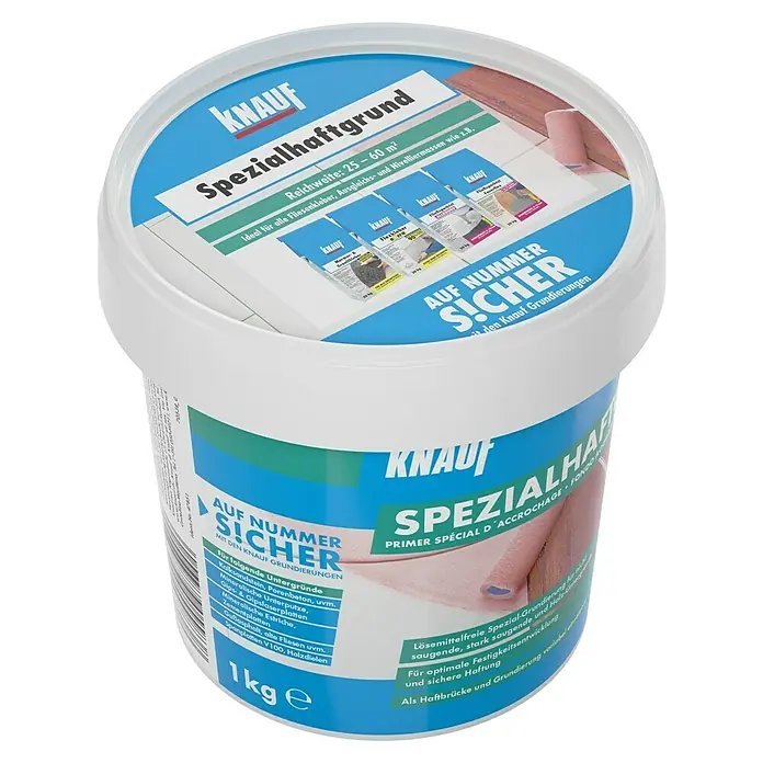 Knauf Spezialhaftgrund - 1 kg, Lösemittelfrei - Diagonale Ansicht