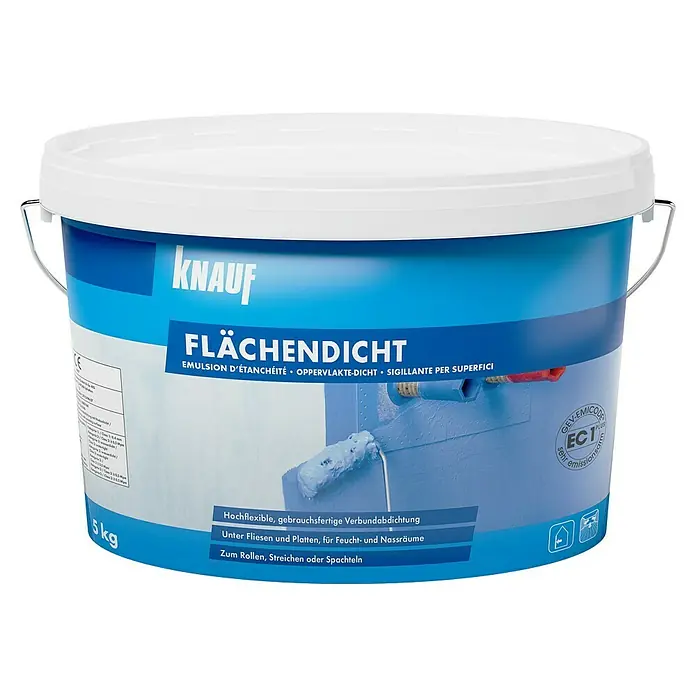 Knauf Flächendicht - 5 kg, Bitumenfrei, Lösemittelfrei - Vorderansicht