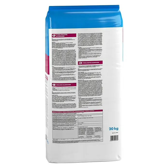 Knauf Fließspachtel allround - 20 kg, Schichtdicke: 3 - 30 mm - Rückansicht