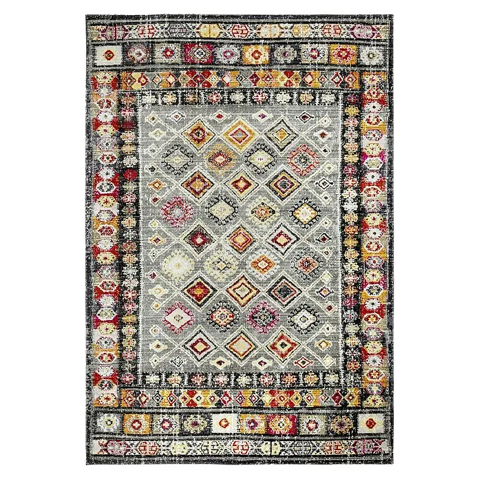 Outdoor-Teppich Bonnie - Bunt Hell, 230 x 160 cm, 100 % Polypropylen - Vorderansicht