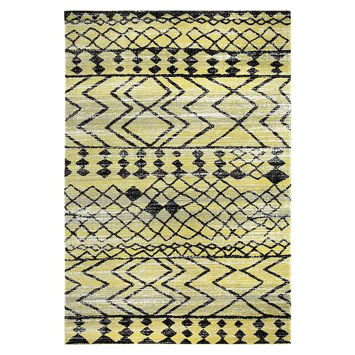 Outdoor-Teppich Bonnie - Gelb, 230 x 160 cm, 100 % Polypropylen - Vorderansicht