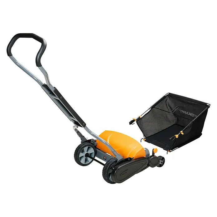 Fiskars Spindelmäher StaySharp Max -  - Diagonale Ansicht