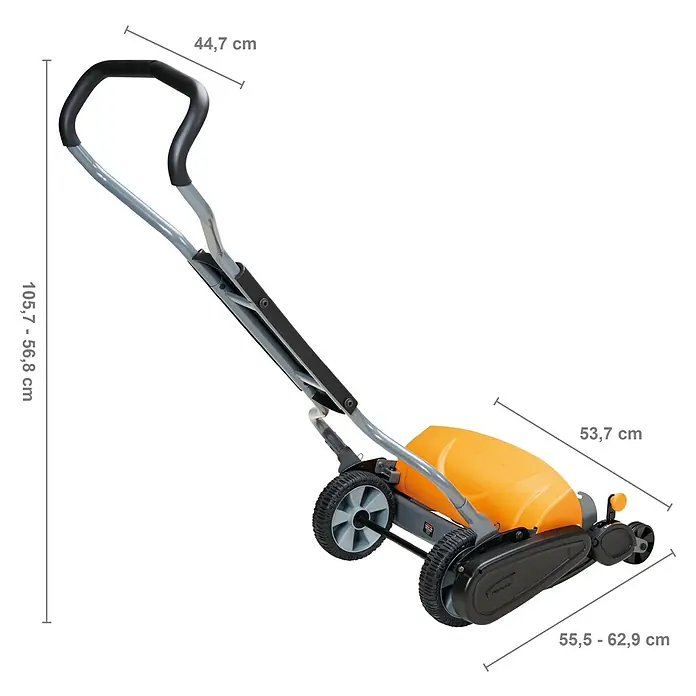 Fiskars Spindelmäher StaySharp Max -  - Skizze
