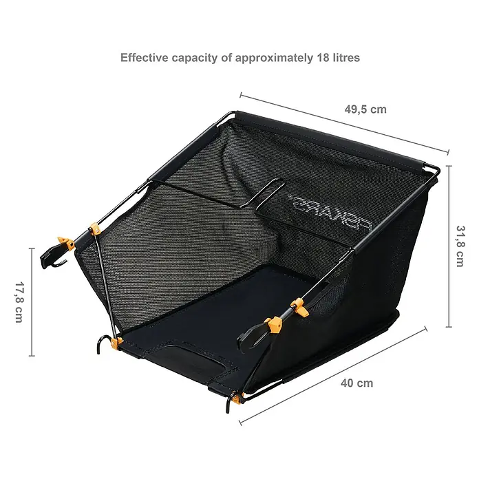 Fiskars Grasfangkorb StaySharp - Passend für: StaySharp Spindelmäher - Skizze