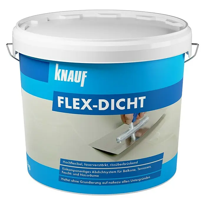 Knauf Flexdicht - 15 kg, Lösemittelfrei - Vorderansicht
