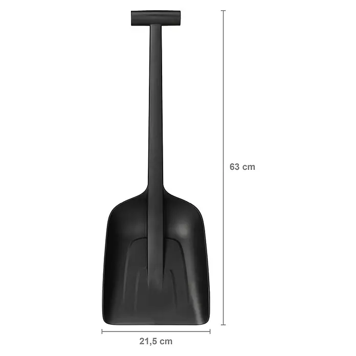 Fiskars Solid Autoschaufel - Breite: 21,5 cm, Kunststoff, Geeignet für: Schnee - Skizze