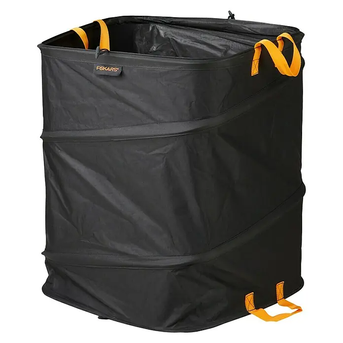 Fiskars Ergo Pop-Up Gartenabfallsack - 219 l - Diagonale Ansicht