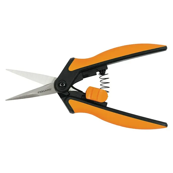 Fiskars Solid Gartenschere Microtip SP 130 - Länge: 21,5 cm - Linke Seitenansicht