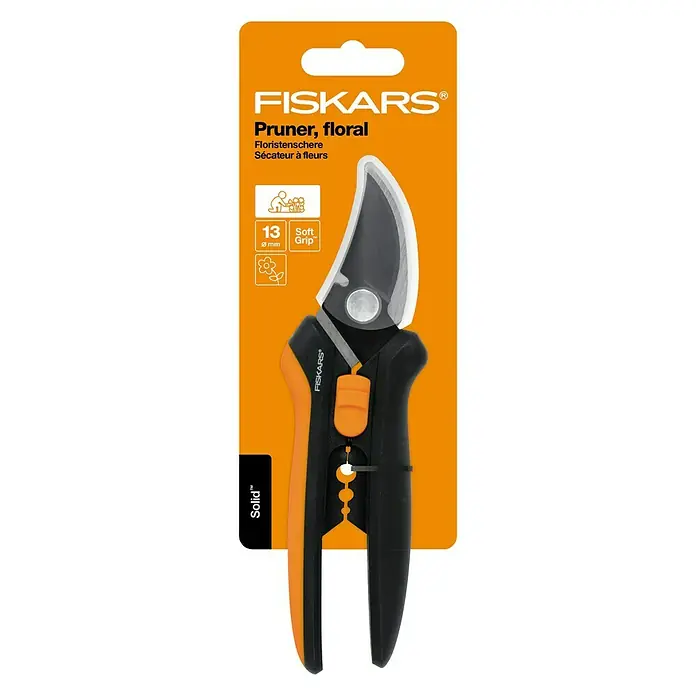 Fiskars Gartenschere SP 141 - Länge: 18,5 cm - Draufsicht