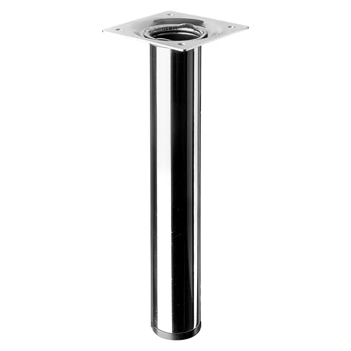 Element System Möbelfuß - Ø x L: 30 x 200 mm, Traglast: 50 kg, Chrom - Vorderansicht