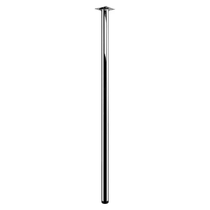 Element System Möbelfuß - Ø x L: 30 x 800 mm, Traglast: 50 kg, Chrom - Diagonale Ansicht