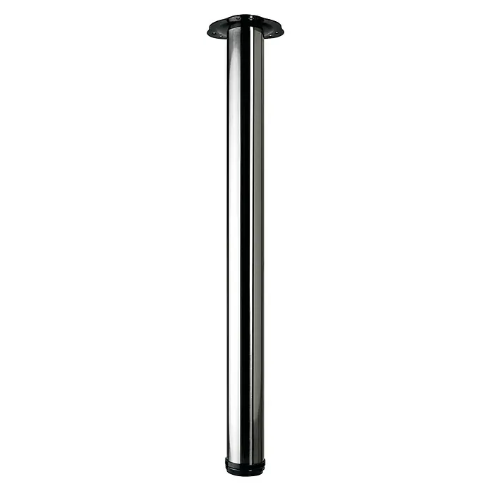 Element System Möbelfuß-Set Toskana - Ø x L: 60 x 700 mm, Edelstahl, Traglast: 75 kg, 4 Stk. - Diagonale Ansicht