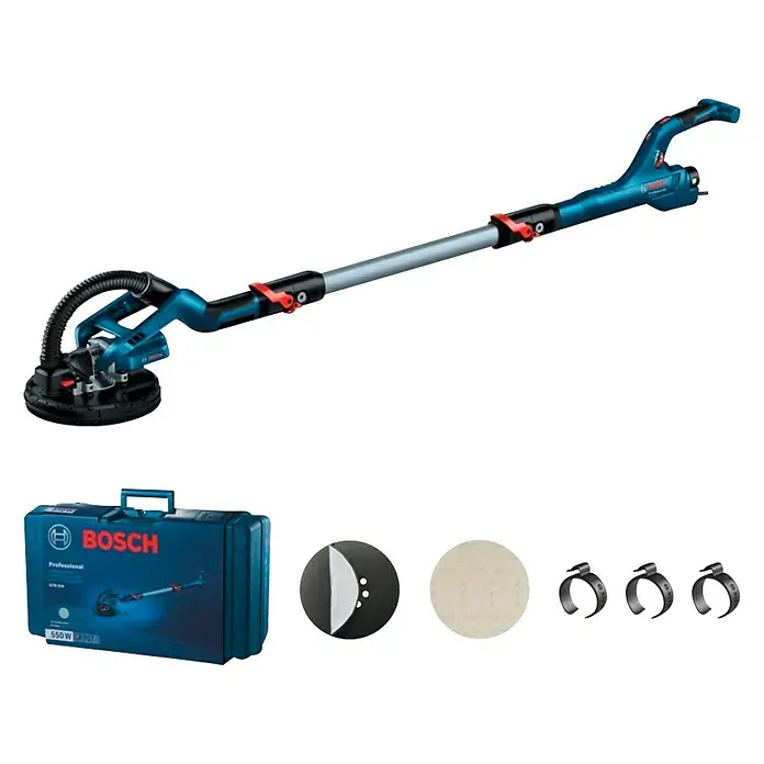 Bosch Brusilica za zidove i stropove GTR 550 - 550 W, Promjer brusnog tanjura: 215 mm - Dijagonalni pogled