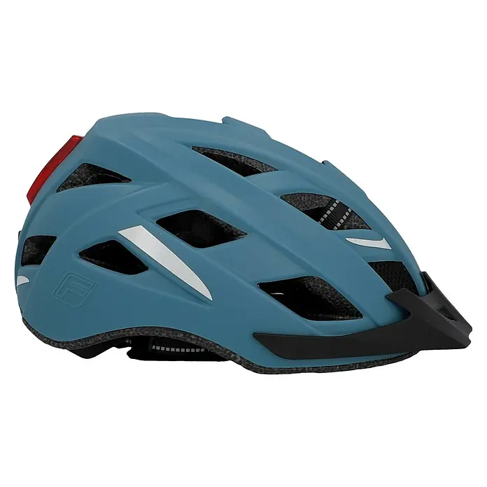 Fischer Fahrradhelm Urban Plus Chicago - S/M 52 - 59 cm, Hellblau - Rechte Seitenansicht
