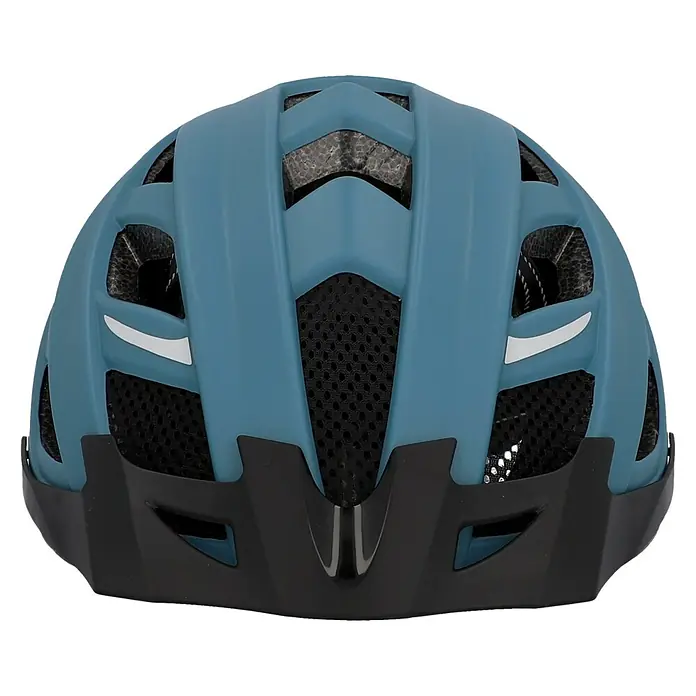 Fischer Fahrradhelm Urban Plus Chicago - L/XL 58 - 61 cm, Hellblau - Rückansicht