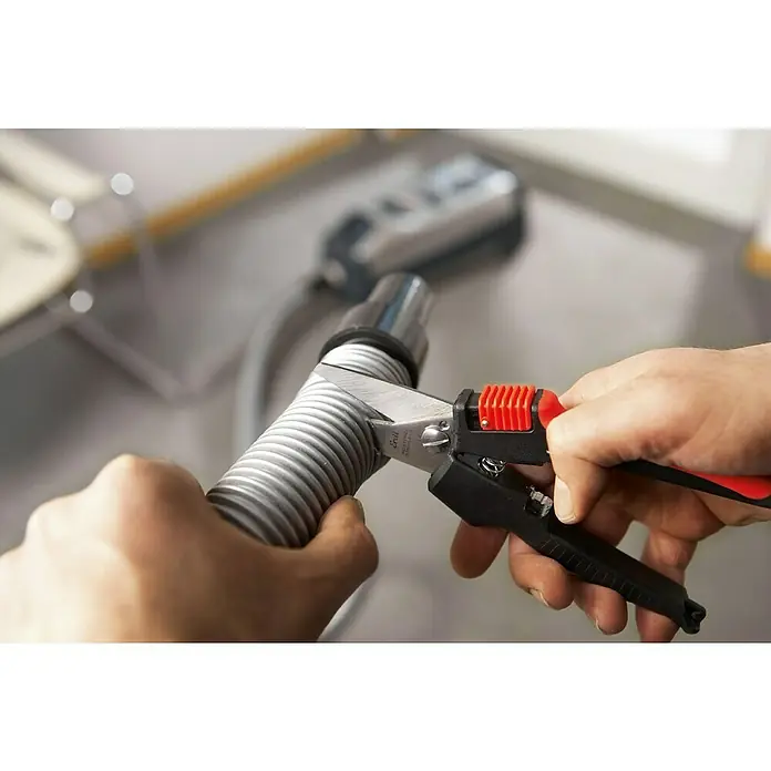 Wisent Tijeras Combinox - Longitud de corte: 40 mm, Acero inoxidable - Producto en uso