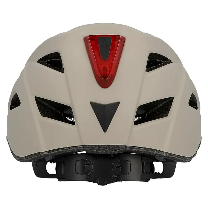 Fischer Fahrradhelm Urban Plus Dallas - S/M 52 - 59 cm, Grau - Rückansicht