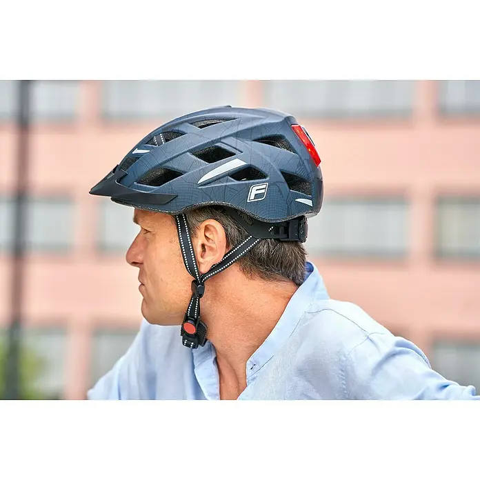 Fischer Fahrradhelm Urban Plus Brooklyn - L/XL 58 - 61 cm, Anthrazit/Schwarz - Anwendungsbeispiel