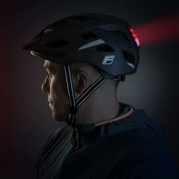 Fischer Fahrradhelm Urban Plus Brooklyn - L/XL 58 - 61 cm, Anthrazit/Schwarz - Anwendungsbeispiel