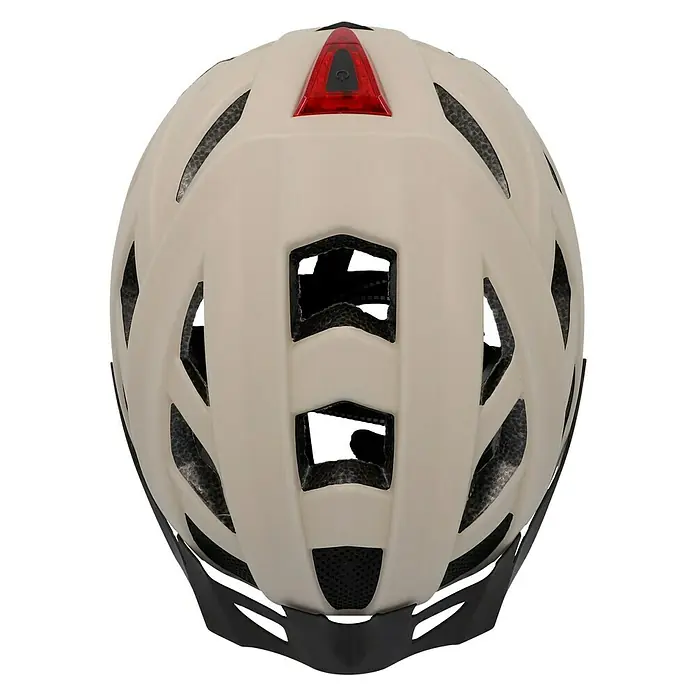 Fischer Fahrradhelm Urban Plus Dallas - S/M 52 - 59 cm, Grau - Draufsicht