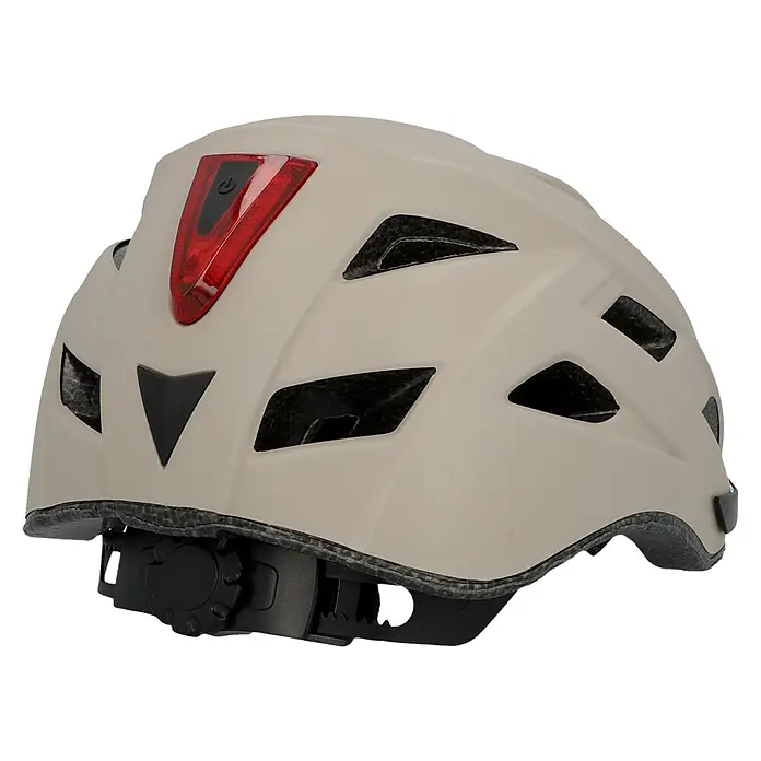 Fischer Fahrradhelm Urban Plus Dallas - S/M 52 - 59 cm, Grau - Diagonale Ansicht