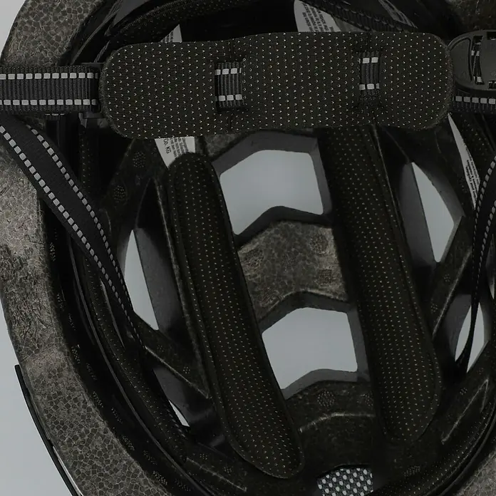 Fischer Fahrradhelm Urban Plus Brooklyn - L/XL 58 - 61 cm, Anthrazit/Schwarz - Detailaufnahme