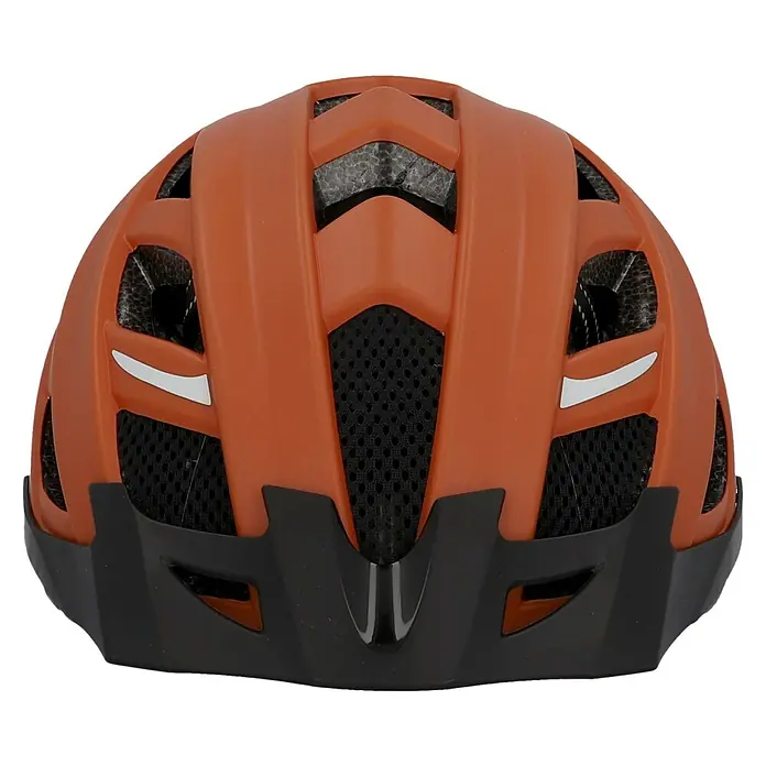 Fischer Fahrradhelm Urban Plus Miami - L/XL 58 - 61 cm, Braun - Vorderansicht
