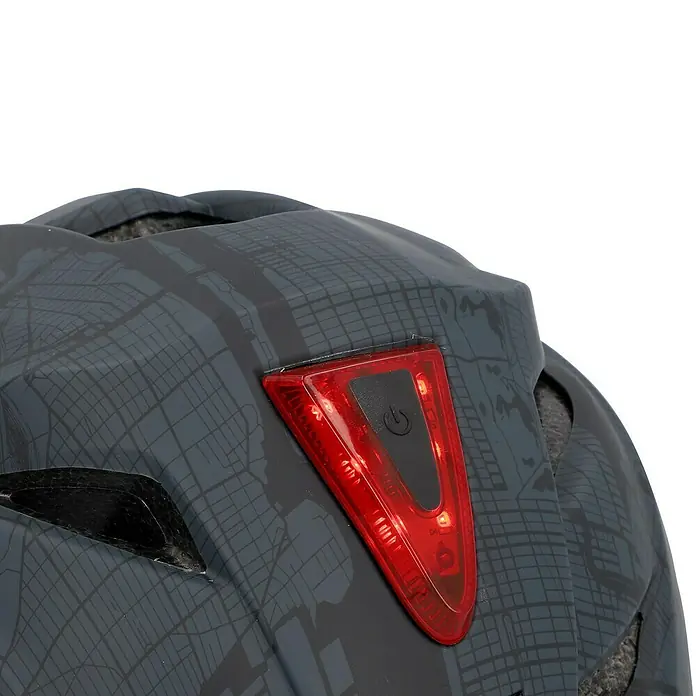 Fischer Fahrradhelm Urban Plus Brooklyn - L/XL 58 - 61 cm, Anthrazit/Schwarz - Detailaufnahme