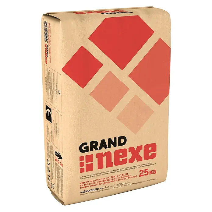 Cement Grand, 42,5 N - 25 kg - Dijagonalni pogled