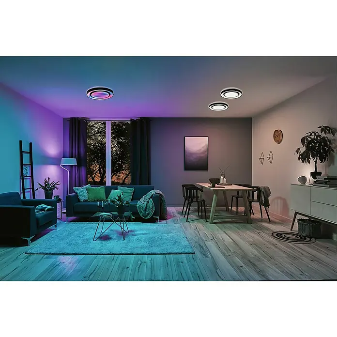 Paulmann LED stropna svjetiljka Rainbow - 38,5 W, RGBW - Živopisni prikaz