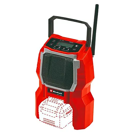 Einhell Power X-Change Radio za gradilište na bateriju TC-RA 18 Li BT - Solo