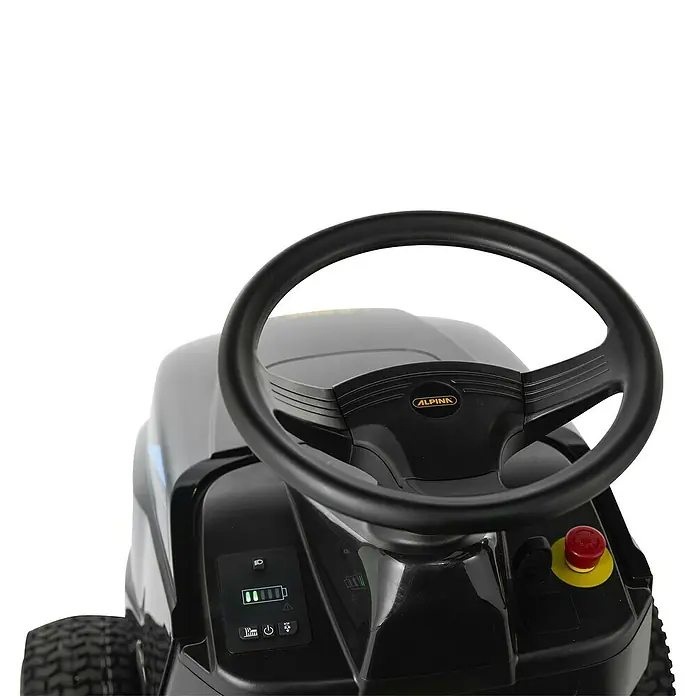 Alpina Tractor cortacésped de batería AT4 84 HA Li - 48 V, 30 Ah, Ancho de corte: 84 cm - Primer plano