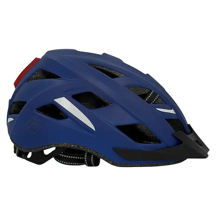Fischer Fahrradhelm Urban Plus Boston - S/M 52 - 59 cm, Blau - Rechte Seitenansicht